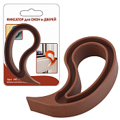 Фиксатор для дверей и окон 9,5х5,5х2см, 2цв.