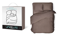 "Uniqcute" Комплект постельного белья "Мокко" 2сп, 50х70см, цв.мокка,поплин