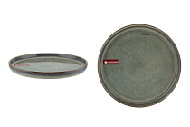 "Glaze" Тарелка десертная 21см цв.серый