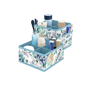 "VALIANT" SHABBY CHIC Набор органайзеров-трансформеров 2шт, 15х15х12см; 15х15х7см