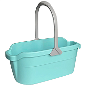 "HAUSMANN" Ведро 12л, 50,5х27х21,5см, цв.мятный