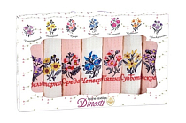 Набор вафельных полотенец "Полевые цветы" 7шт, 33х60см