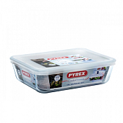 "Pyrex" Блюдо прямоугольное "Cook&Freez" 1,5л 22х17х6см с крышкой