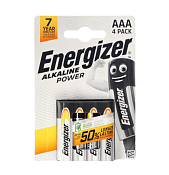 ENERGIZER ALKALINE POWER Набор батареек мизин. ААА LR03 4BL, 4шт.