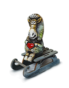 Фигурка "Лошадка на санках" 11х11х4,5см