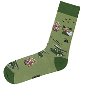 Носки "Катюша", цв.зеленый, размер 36-41