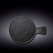 WILMAX SLATESTONE Тарелка круглая, сервировочная 30,5х21,5см, цв.черный