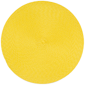 Салфетка сервировочная "Casual line" d=38см, цв.желтый