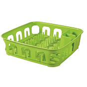 CURVER "ESSENTIALS" Сушилка для посуды 39х39х10см, цв.зеленый