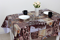 Клеенка "Глянец" 140см Кофе