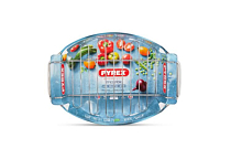 "Pyrex" Блюдо овальное с решеткой "OPTIMUM" 38х27см, 4л