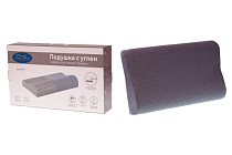 Подушка анатомическая 50х30х7-10см, с эффектом памяти