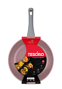 "TESORO" Florence Induction total pink" Сковорода 28см, h 7,1см