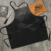 Фартук "Шеф" 73х71см, цв.черный