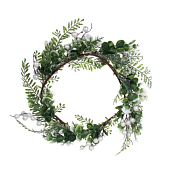 "СНОУ БУМ" Венок новогодний 19х45см