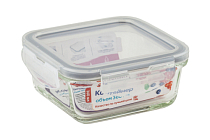 "Grey" Контейнер стекло 0,36л квад 12х12х5,5см