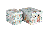 "VALIANT" ПУТЕШАСТИКИ Набор коробов 3 шт, 1 шт-25х33х18,5см, 2 шт-16,5х25х9см