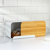 "Magistro" Хлебница 35х21х21,5см, цв.белый