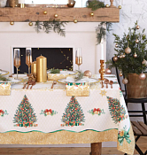 Скатерть "Golden Christmas" 150x180см
