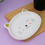 Тарелка "Cat plate" 4,5х15х19,5см