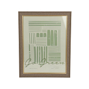 Фоторамка "Go Green Smart" 30х40см, цв.темно-бежевый