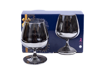 "Celeste" Shiny Graphite" Набор бокалов для коньяка 2шт 410мл
