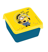 "Lalababy" Ланч-бокс "Миньоны" 0,45л, цв.джинсовый