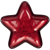 "Red Shiny" Блюдо "Star" 23см