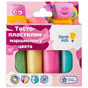 "GENIO KIDS-ART" Набор для лепки "Тесто-пластилин" 4цв. маршмеллоу