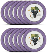 "Дыхание прованса" Набор бум.тарелок "Виноград" 6шт 23см