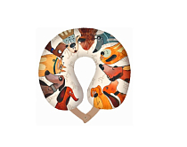 Подушка туристическая "Dogs" 35х35см