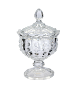 "Deli Glass" Сахарница на ножке 10см