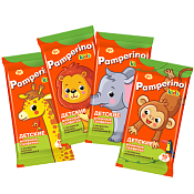 "Pamperino"Kids" Детские влажные салфетки с экстрактом ромашки и вит. Е 15шт.