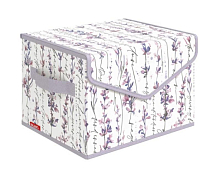 "VALIANT" HERBARIUM LAVENDER Короб стеллажный с крышкой на магните 30х25х20см