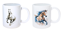 Кружка "Лошадка на скаку" 350мл, 2в.
