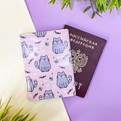Обложка для паспорта "Meows" 10х13,5см