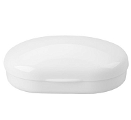 Мыльница дорожная 8,2х11,6х4,3см, цв белый