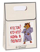Полотенце кухонное "Кто, там! Кто-кто? Конь в пальто!" 40х70см, в асс.