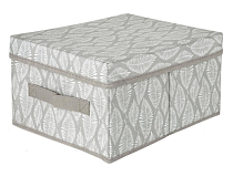 "Листья" Короб стеллажный с крышкой 25х30х16см