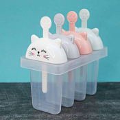 Форма для мороженого "Cat" 4 ячейки, 14,5х7х14см