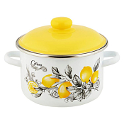 "Appetite" CITRON" Кастрюля эмалированная 3л 6RD181M