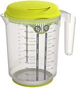 FRESH Мерно-смесительный стакан 1,5л, 18,5х13,3х19,2см, цв.прозрачно зеленый