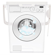 Контейнер для стирального порошка с замком 5,5л, 22,5х18,5х24см