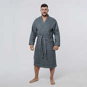 Халат "Бохо. Кимоно" унисекс цв.графит, размер 52-54 450