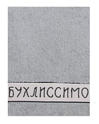 Полотенце кухонное "Бухлиссимо" 30х60см, цв.светло-серый