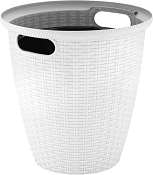 "Rattan" Горшок для цветов d=38см 30л цв. белоснежный жасмин