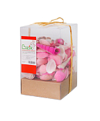 "Colored shells" Набор декоративных ракушек, цв.розовый