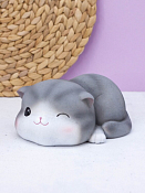 Копилка "Gray cat" 18,5х9х15см