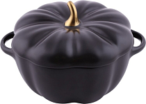 "Repast Pumpkin" Форма для запекания "Тыква" с крышкой 1л, цв.черный