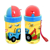 "Синий Трактор" Фляга с ремешком 380мл